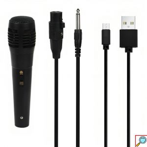 Bluetooth Σύστημα Καραόκε με Ηχείο, Ασύρματο Μικρόφωνο - USB,SD Player & LED Φωτισμό