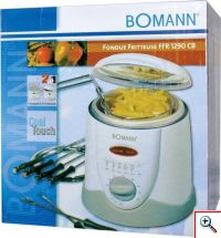 Φριτέζα & Fondue 1ltr 2 σε 1 - 900W Bomann
