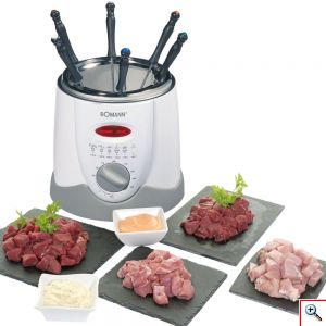 Φριτέζα & Fondue 1ltr 2 σε 1 - 900W Bomann