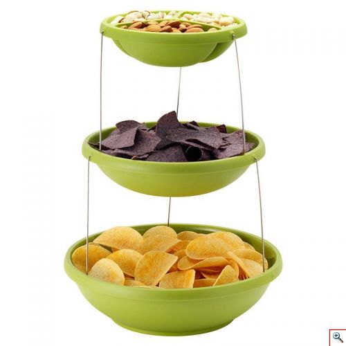 Πτυσσόμενο Mπολ 3 επιπέδων για πάρτυ - Twistfold Party Bowls