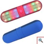 Mini Φορητό Bluetooth Ηχείο USB/SD/AUX Multimedia Player KINGWON BT808 LED