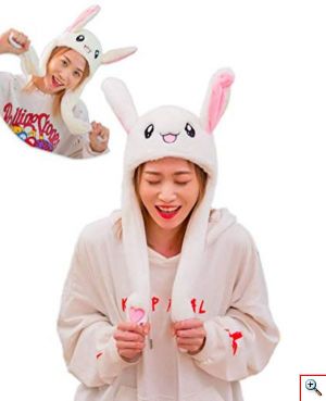Καπέλο Λαγός που Κουνάει τα Αυτιά του - Cozy Bunny Ears Hoodie 