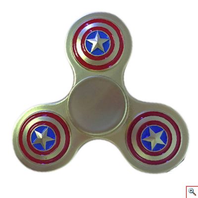 Anti Stress Fidget Spinner - Αγχολυτικό Παιχνίδι Ανακούφισης Στρες - Captain America