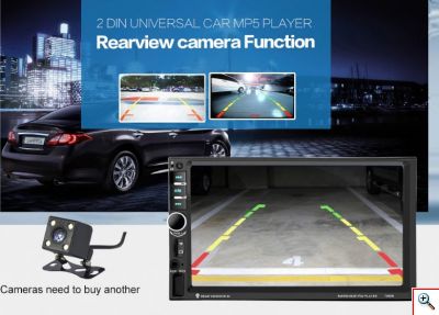 Οθόνη Αφής Αυτοκινήτου Bluetooth - Multimedia 7 inch Car Audio Stereo MP5 Player 7060B