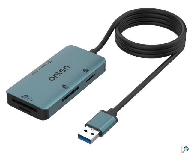 Card Reader 5 Σε 1 USB - Γρήγορη ανάγνωση & μεταφορά αρχείων - 5-σε-1, Θύρα USB