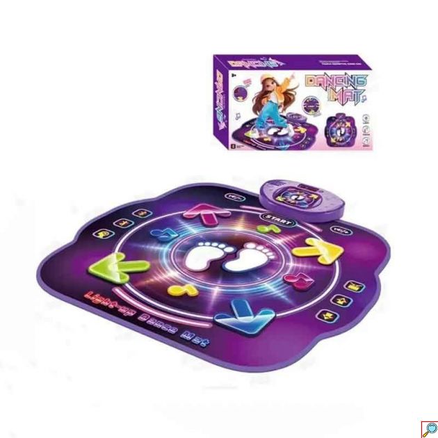 Ηλεκτρονικό Χαλάκι Χορού Dancing Music Mat – Διασκέδαση με Φώτα & Μουσική - Ιδανικό για Παιδιά, Ενεργή Κίνηση & Ρυθμό