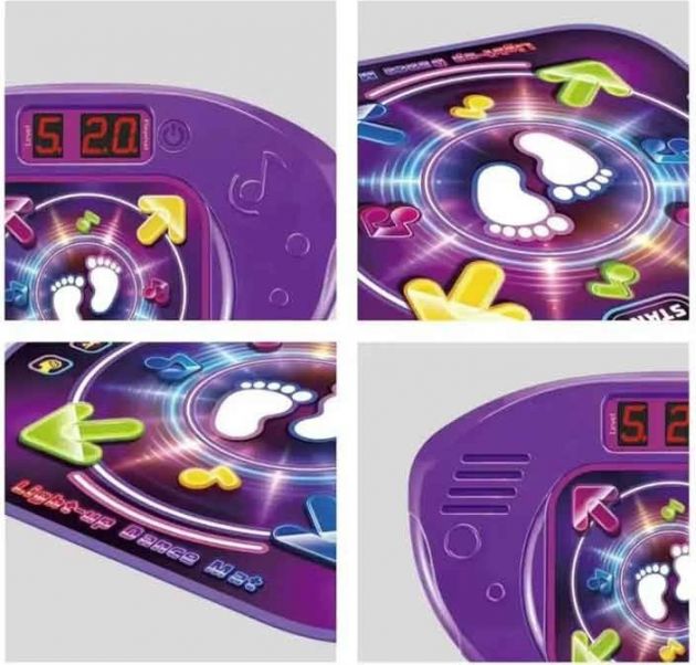 Ηλεκτρονικό Χαλάκι Χορού Dancing Music Mat – Διασκέδαση με Φώτα & Μουσική - Ιδανικό για Παιδιά, Ενεργή Κίνηση & Ρυθμό