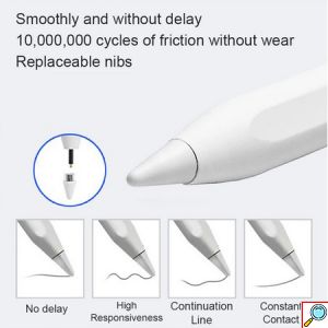 Έξυπνο Active Stylus Γραφίδα - Στυλό για Κινητά, iPad, Tablet ,Ταμπλέτες Αφής & Γραφίδες Λευκό