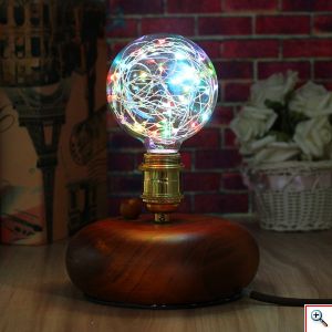 Κρεμαστός LED Λαμπτήρας με Αντάπτορα - Led Big Christmas Lamp - RGB , Blue, White, Rose, Warm