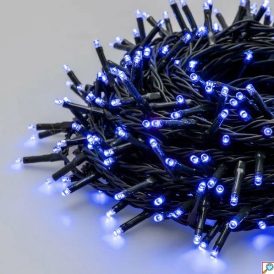 Χριστουγεννιάτικα Λαμπάκια 1000 LED 50m Λευκό/Μπλε -Φωτισμός για Εσωτερικό και Εξωτερικό Στολισμό
