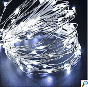 Χριστουγεννιάτικα Λαμπάκια 200LED 14.3m Λευκού Ψυχρού Φωτισμού