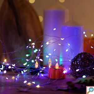 Χριστουγεννιάτικα Λαμπάκια 280 LED 19m RGB Πολύχρωμου Φωτισμού