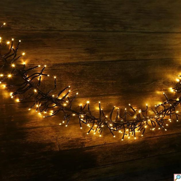 Χριστουγεννιάτικα Λαμπάκια 15m με 1000 LED Θερμού Λευκού Φωτισμού, IP44