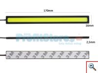 Φώτα Ημέρας Αυτοκινήτου Ultra Slim High Power 12W COB LED Daytime Running Lights