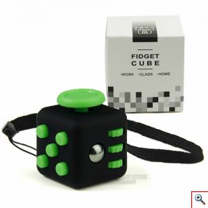 Anti Stress Fidget Cube Αγχολυτικός Κύβος με λουράκι - Παιχνίδι Ζάρι Ανακούφισης Στρες