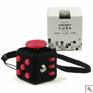 Anti Stress Fidget Cube Αγχολυτικός Κύβος με λουράκι - Παιχνίδι Ζάρι Ανακούφισης Στρες