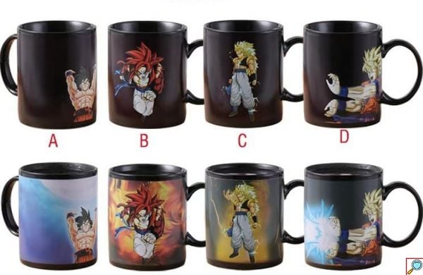 Κεραμική Κούπα Dragon Ball που Αντιδράει στη Θερμότητα 330ml