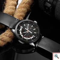 Ανδρικό Ρολόι CURREN 8307- Curren Analog Leather Band Watch for Men