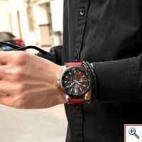 Ανδρικό Ρολόι CURREN 8307- Curren Analog Leather Band Watch for Men