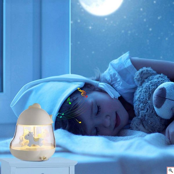 Παιδικό Φωτιστικό Καρουζέλ - Cute Chick Baby Light