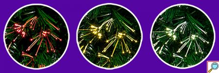Εντυπωσιακό Χριστουγεννιάτικο Δέντρο Οπτικής ίνας LED StarGlory 180εκ. με RGB Αστέρια Fiber Optic Christmas Tree