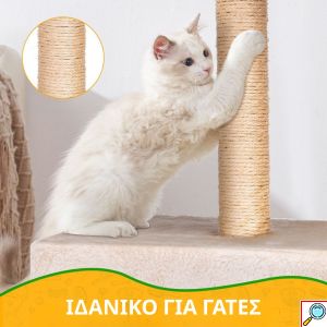 Δέντρο για Γάτες με Ονυχοδρόμιο και Φωλιά 30 x 30 x 60cm