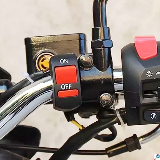 Universal 7/8'' Διακόπτης Mηχανής - Μοτοσυκλέτας ON/OFF 12V