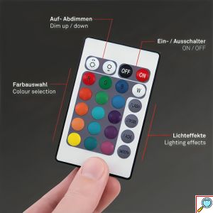 Διακοσμητική LED RGB Μπάρα Φωτισμού με Τηλεχειριστήριο