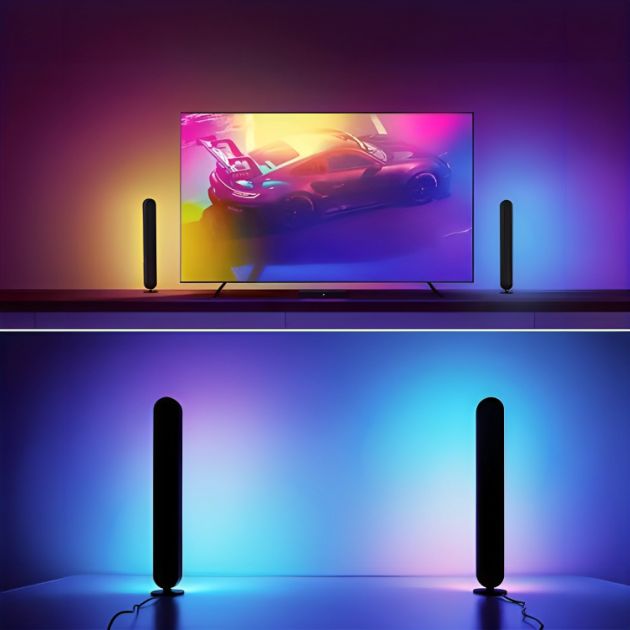 Διακοσμητική LED RGB Μπάρα Φωτισμού με Τηλεχειριστήριο