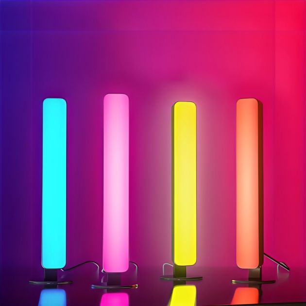 Διακοσμητική LED RGB Μπάρα Φωτισμού με Τηλεχειριστήριο