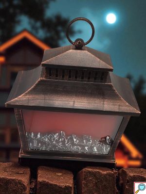 Διακοσμητικό Φωτιστικό LED με Εφέ Τζακιού 29.8 x 36cm