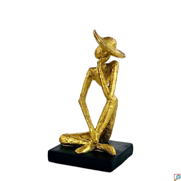 Διακοσμητικό Πολυρητίνης - Lady - 23,5 x 12 cm - Home Theory