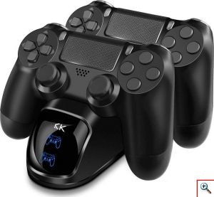 Διπλή Βάση Φόρτισης Dualshock Controller PS4 Sako