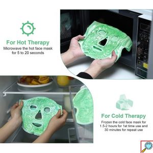 Διπλής Όψεως Μάσκα Προσώπου Gel για Ζεστή & Κρύα Θεραπεία 