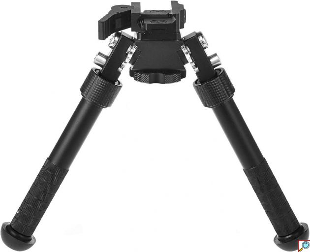 Δίποδο Τουφεκιού Ρυθμιζόμενου Ύψους 6-9” V8 360 Μοιρών με Ρυθμιζόμενο Σφιγκτήρα Ράγα