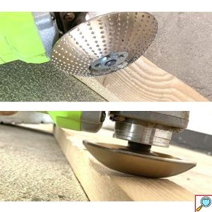 Δίσκος Λείανσης - Ράσπα Ξύλου για Τροχό - Woodworking Angle Grinder Disc 125x22mm