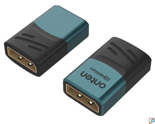 Αντάπτορας DisplayPort - 8K@60Hz 48Gbps σύνδεση για οθόνες & GPU, DisplayPort θηλ.-θηλ., 5ετής εγγύηση