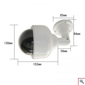 Μεγάλη Ψεύτικη Κάμερα Ασφαλείας με LED Κόκκινο Λαμπάκι - Flashing LED Security Camera
