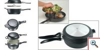Διπλό Τηγάνι Double Frying Pan, Κατασκευασμένο Από Αλουμίνιο, Με Αντικολλητική Επικάλυψη