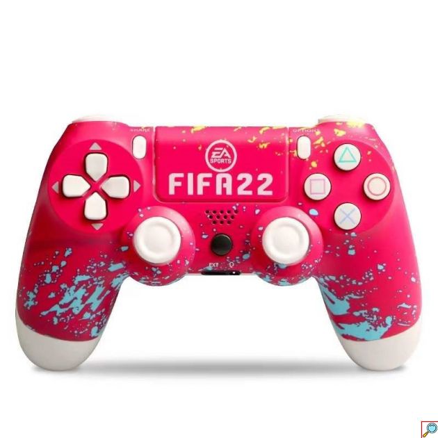 Ασύρματο Χειριστήριο Doubleshock FIFA Wireless Controller για PS4 & Υπολογιστές - Ροζ