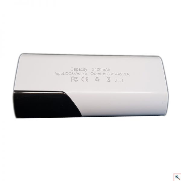 Mini Φορητή Επαναφορτιζόμενη USB Μπαταρία - Φορτιστής Smartphones - PowerBank Techfuerza 3400mAh