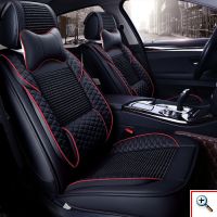 Πλήρες Σετ - Pu Leather Ανατομικά Καλύμματα Καθισμάτων Αυτοκινήτου 11 Τεμάχια CheAiRen DR-8010