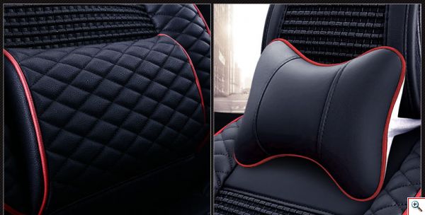 Πλήρες Σετ - Pu Leather Ανατομικά Καλύμματα Καθισμάτων Αυτοκινήτου 11 Τεμάχια CheAiRen DR-8010