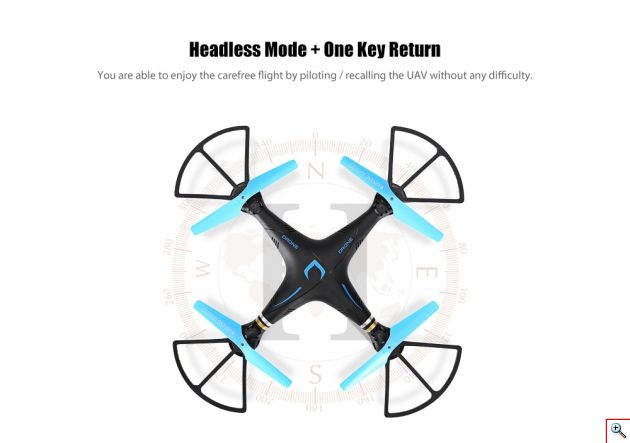 Τηλεκατευθυνόμενο Ελικόπτερο Quadcopter Drone με G-Sensor, Height Control, Hover Function 2.4GHz 6ch 3D-360 Degrees Eversion Explorer Helicopter για Απίθανα Ακροβατικά