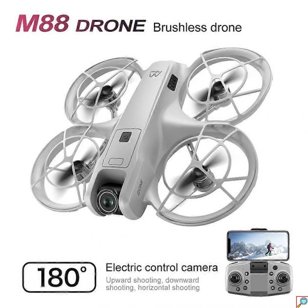Drone με 2 Κάμερες HD - Brushless, Optical Flow & WiFi FPV - 3 Μπαταρίες για Εναέρια Φωτογράφιση