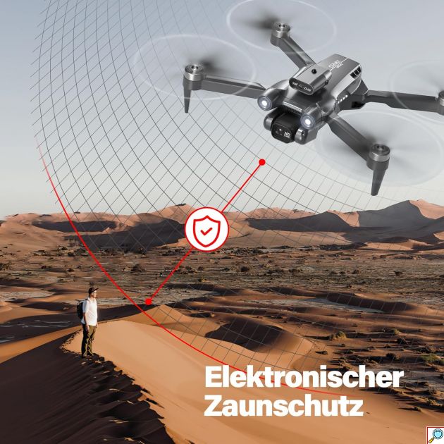 Drone με 8K Κάμερα και Χειριστήριο, Συμβατό με Smartphone