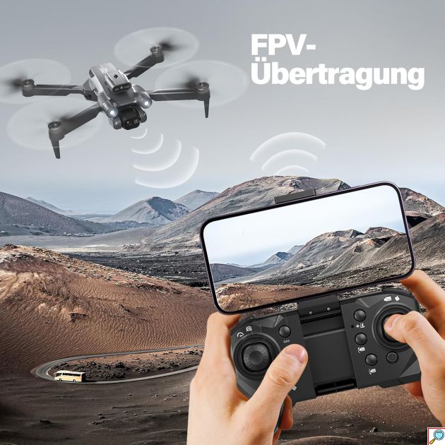 Drone με 8K Κάμερα και Χειριστήριο, Συμβατό με Smartphone
