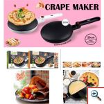 DSP® Ηλεκτρική Κρεπιέρα 650W, Μαύρο - Crepe Maker KC3016