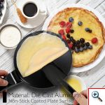 DSP® Ηλεκτρική Κρεπιέρα 650W, Μαύρο - Crepe Maker KC3016
