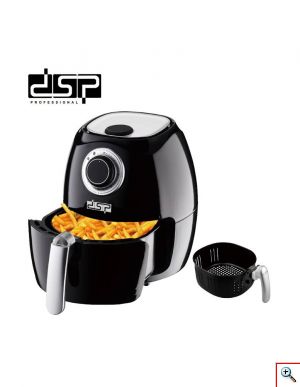 DSP® Iσχυρή Φριτέζα Αέρος 1350W με Αποσπώμενο Κάδο 2.6lt και Ρυθμιζόμενο Θερμοστάτη - Air Fryer KB 2020
